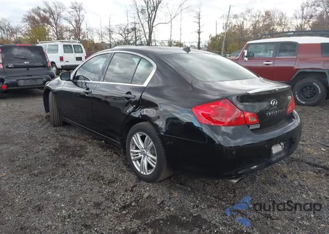 2013 Infiniti G37X from USA, damaged, VIN JN1CV6AR9DM765174
